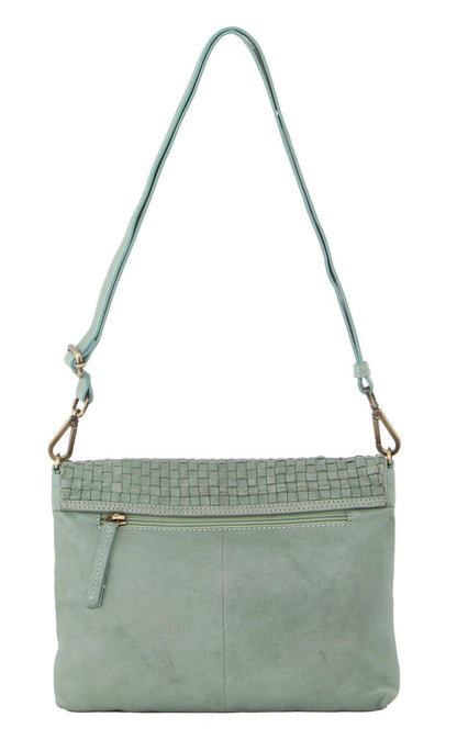 3-Piece Set��Pierre Cardin Womens Woven Cross-Body Bag - Mint Green