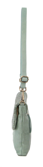 3-Piece Set��Pierre Cardin Womens Woven Cross-Body Bag - Mint Green