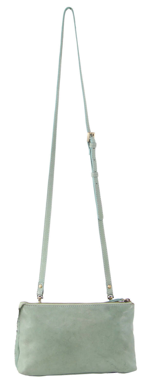 3-Piece Set��Pierre Cardin Womens Woven Cross-Body Bag - Mint Green