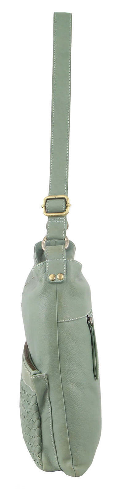 3-Piece Set��Pierre Cardin Womens Woven Cross-Body Bag - Mint Green