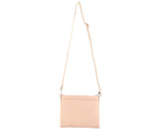 Pierre Cardin Ladies Cross Body Bag Leather Clutch Shoulder Sling Womens  - Blush