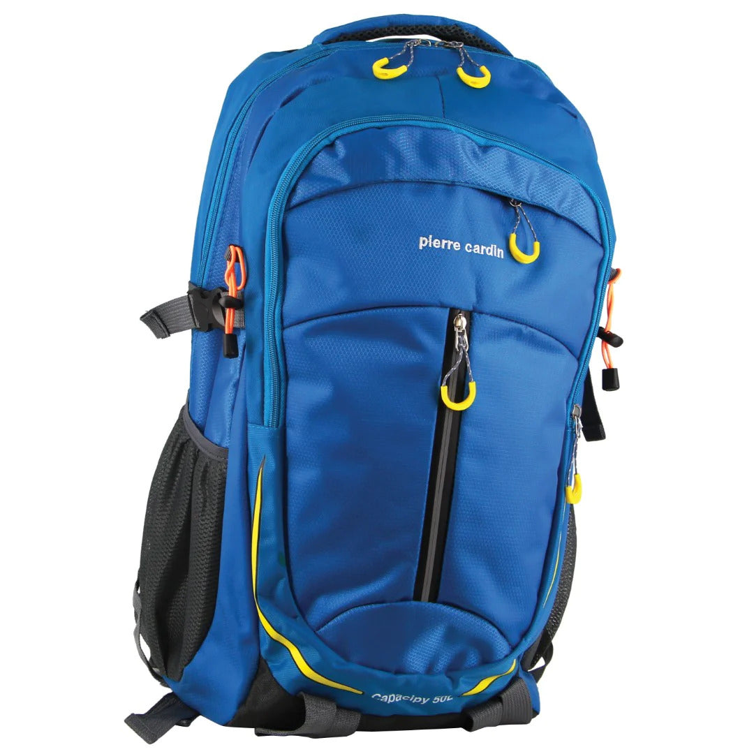 Pierre Cardin Mens Nylon Travel & Sport Large Backpack Bag in Blue Secondary image