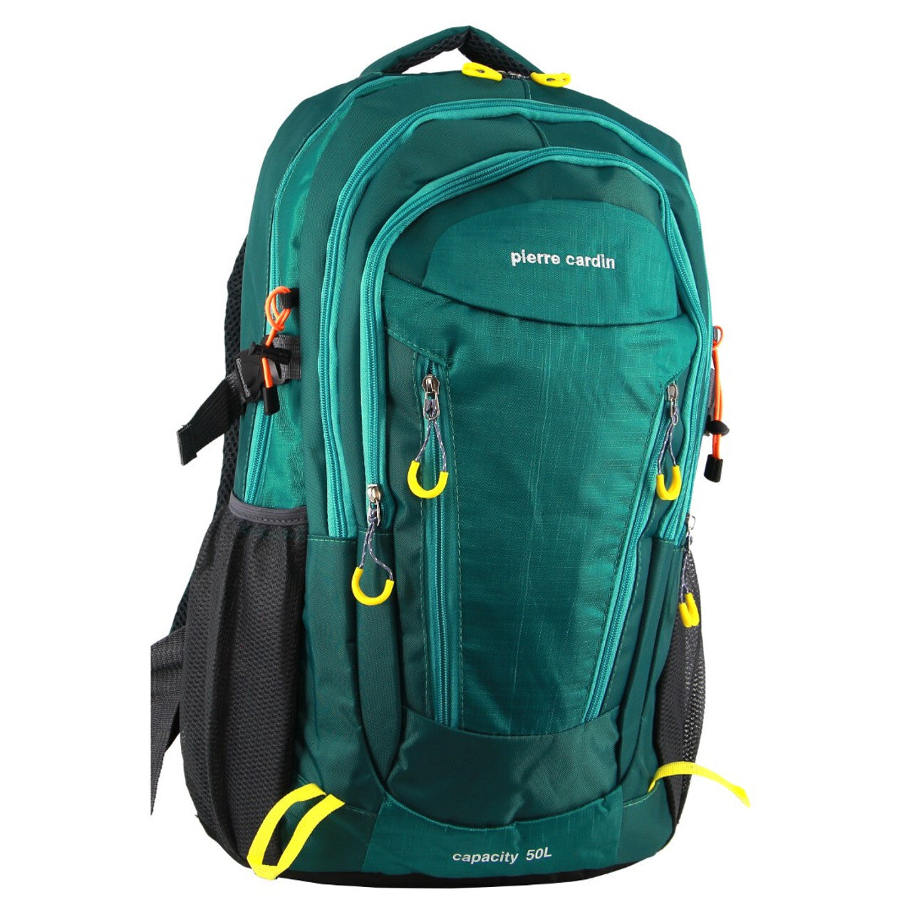 Pierre Cardin Mens Backpack Bag RFID Pocket Nylon Travel Sport Large - Green Secondary image