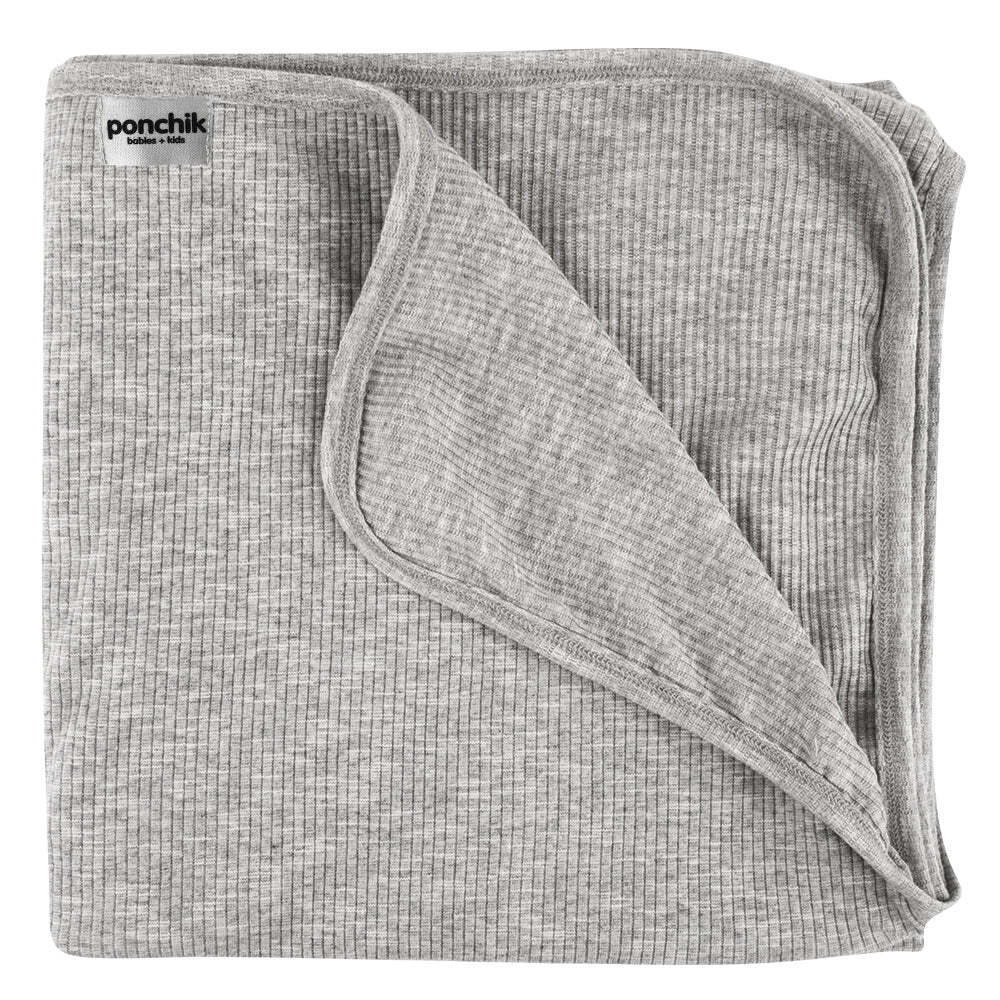 Ponchik Babies + Kids - Ribbed Swaddle Jersey Wrap - Koala Secondary image