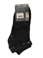 Umbro Mens Trainer Ankle Socks - Black - 1 Pack of 3 Pairs - EU 39-42