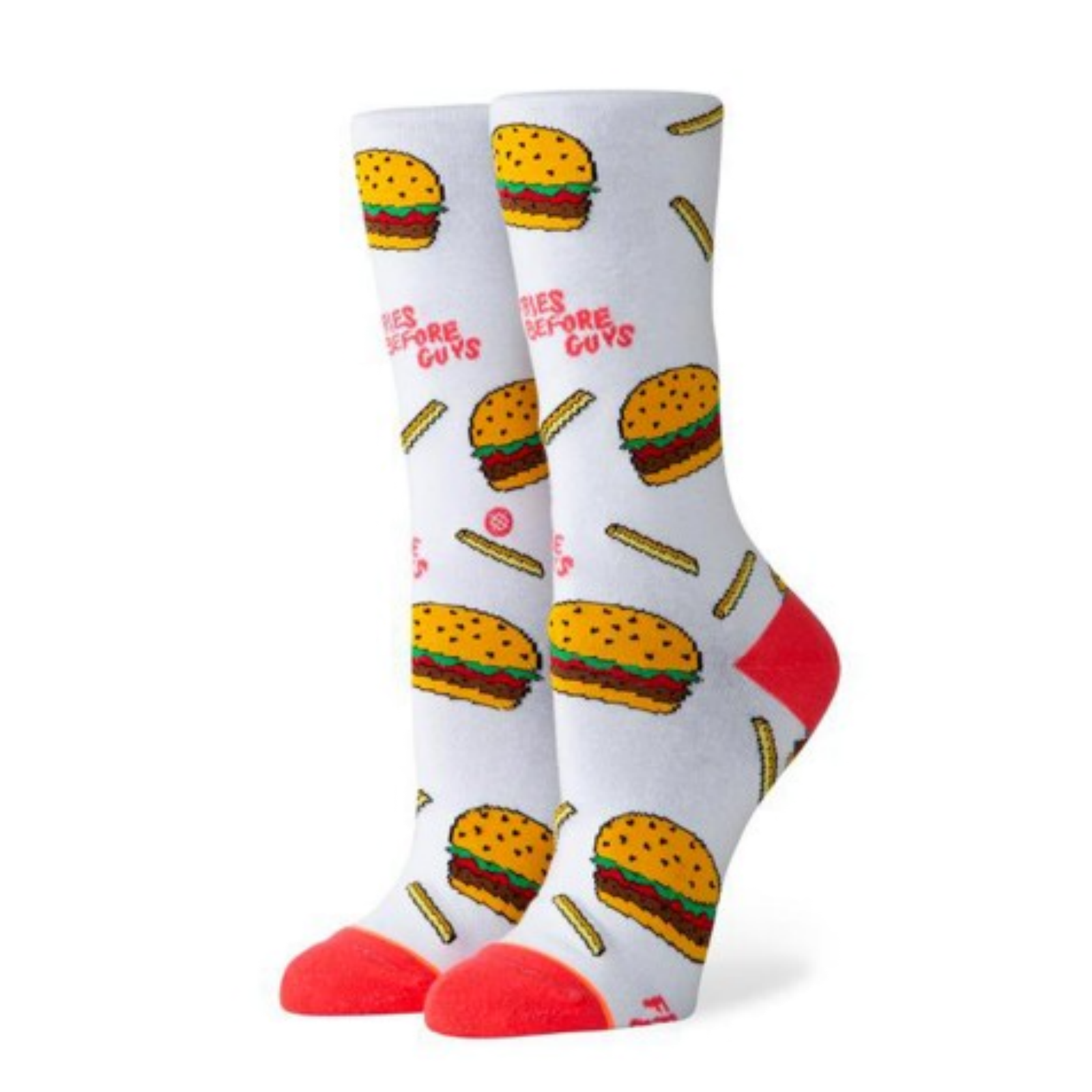 Stance Everyday Light French Fries Before Guys Chips Burger Socks Crew  - M Main image