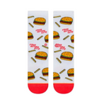 Stance Everyday Light French Fries Before Guys Chips Burger Socks Crew  - S