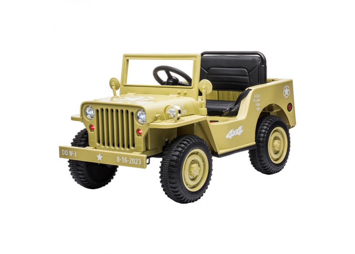 Go Skitz Major 12V Electric Ride On - Khaki Main image