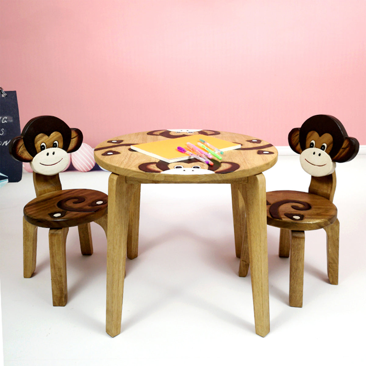 Monkey Table + 2 Chairs Set Main image