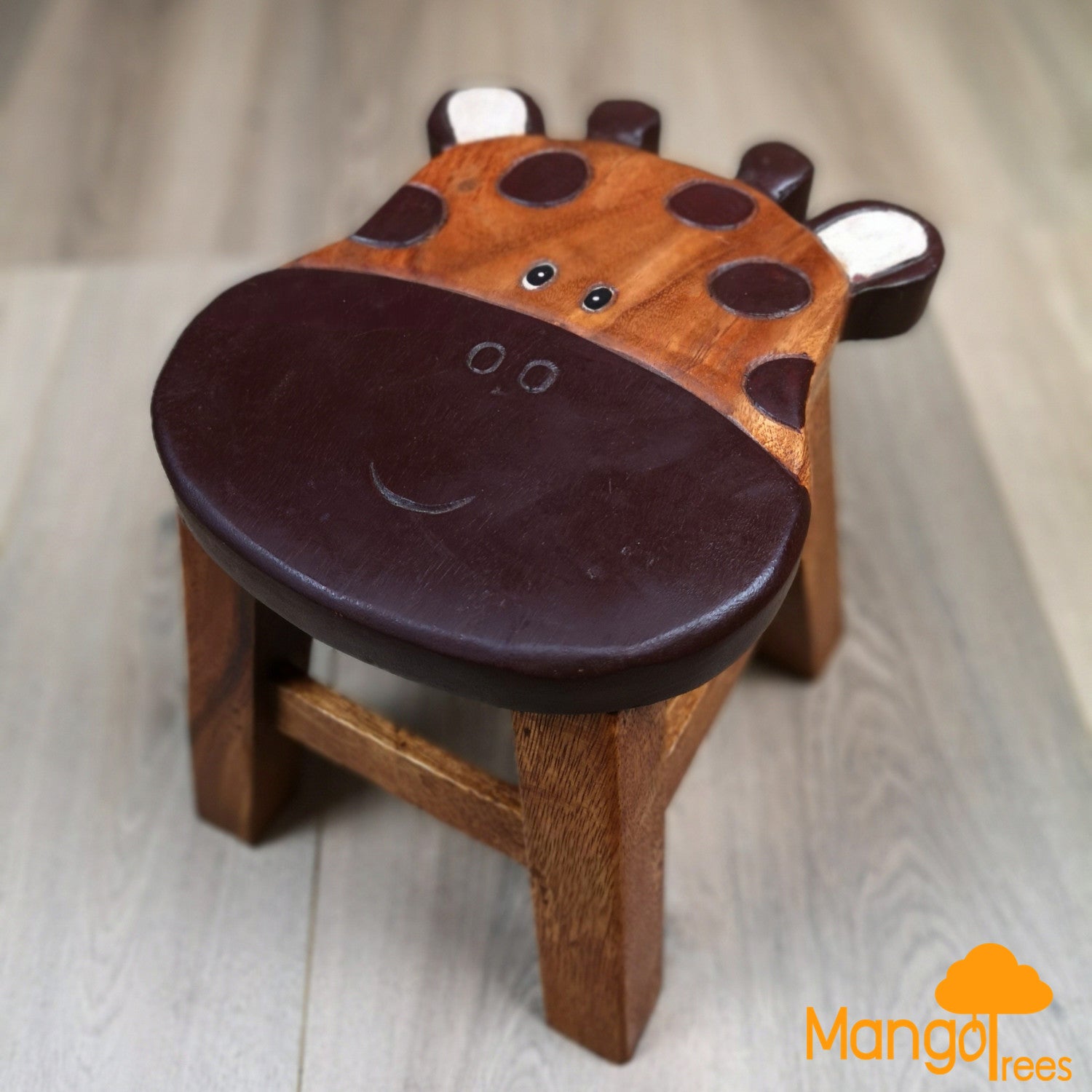 Kids Wooden Stool Giraffe Main image