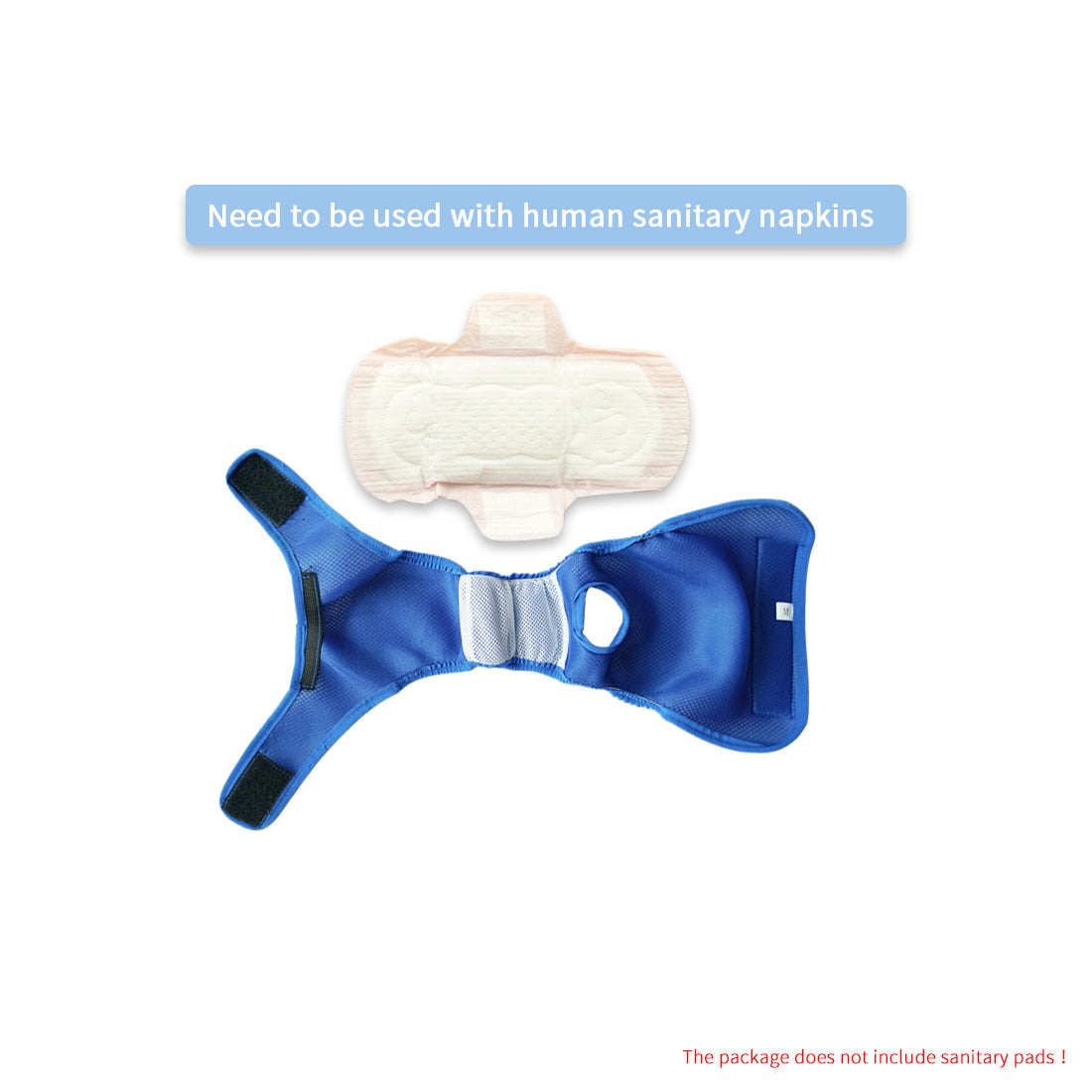 Ondoing Dog Hygiene Diapers Washable Reusable Nappy Pants Sanitary Shorts Heat Panties Secondary image