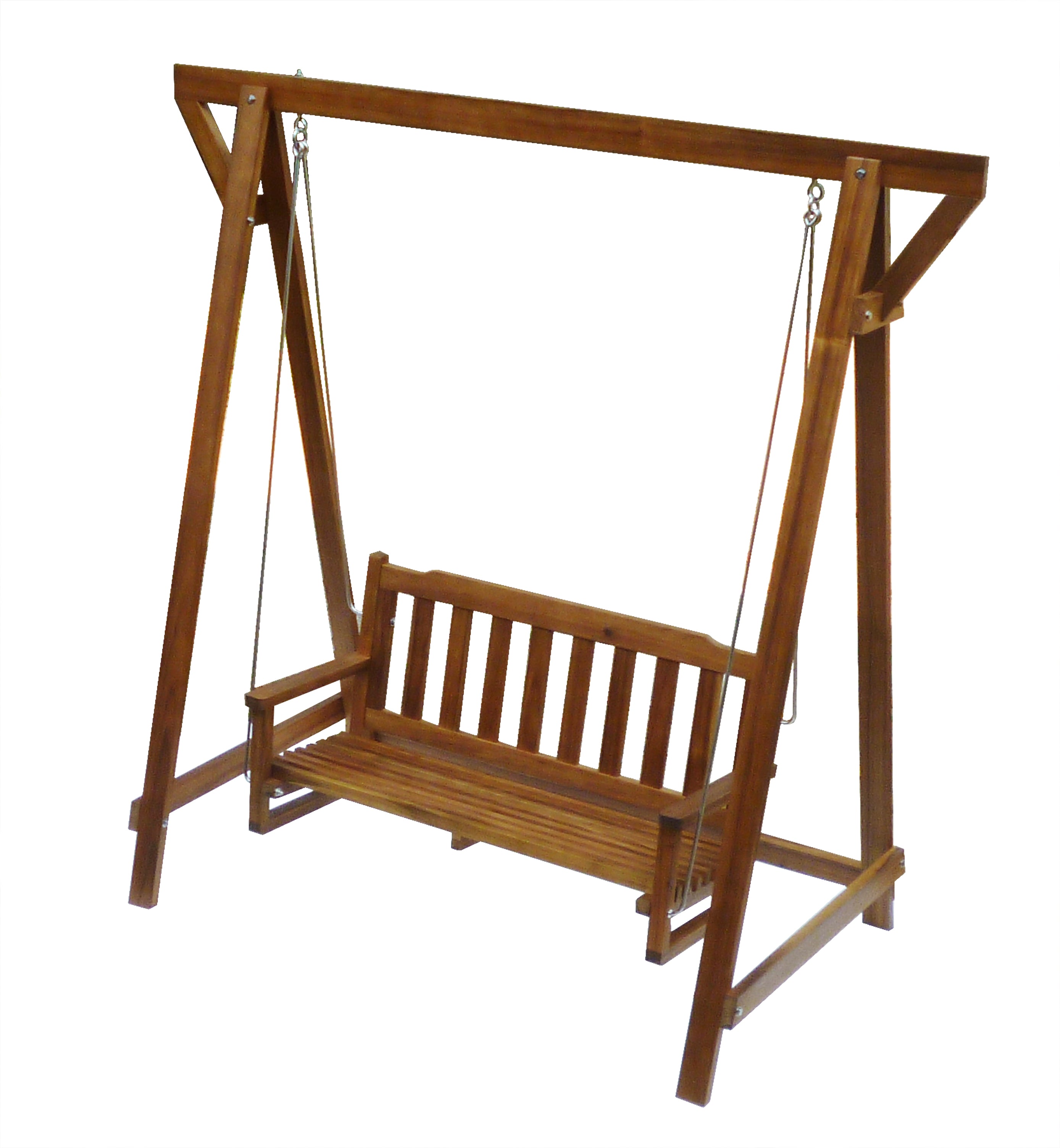 Kid Outdoor Hardwood Garden Swing Secondary image