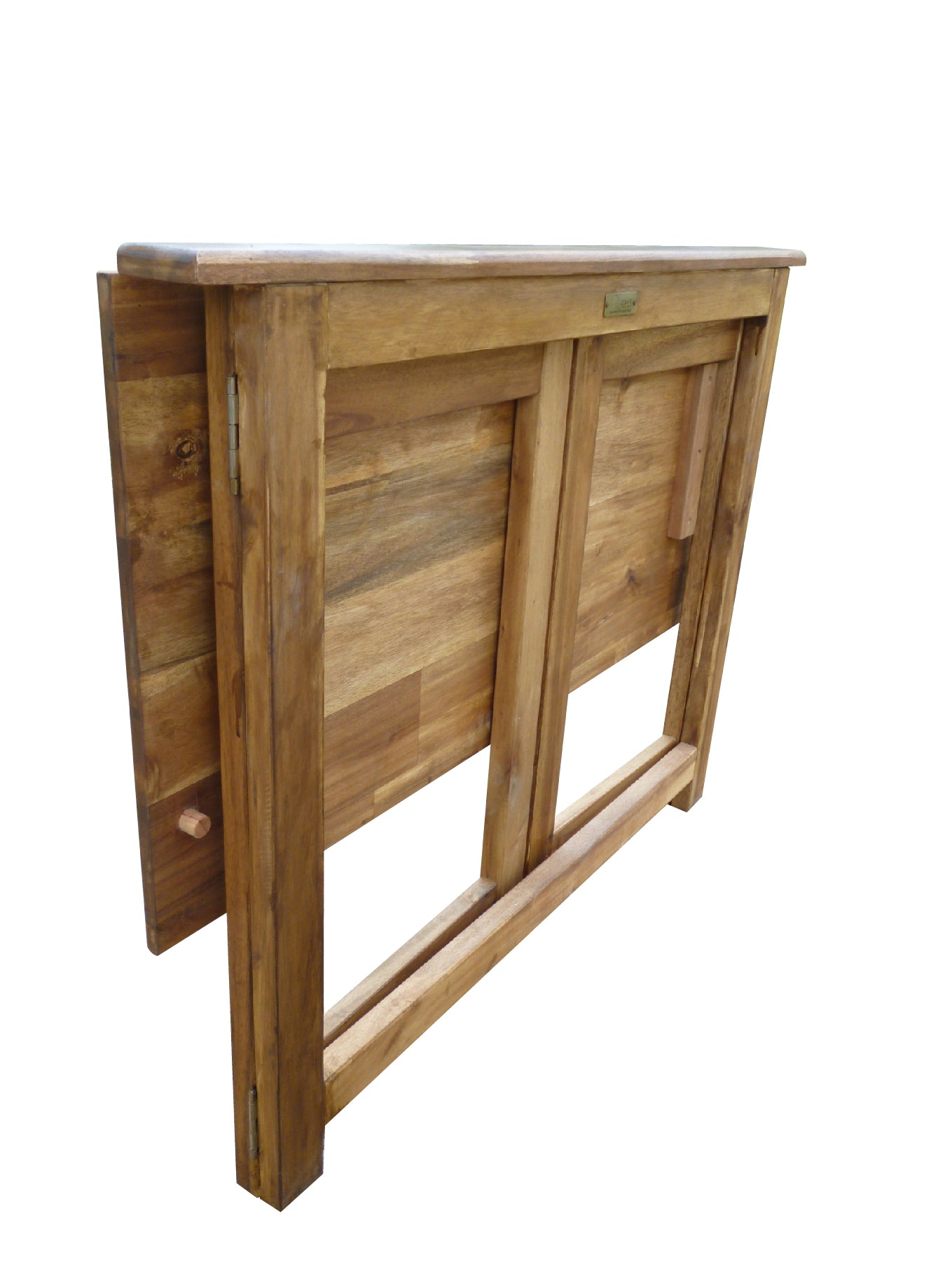 Hardwood Foldable Teen Desk Set (Acacia) Secondary image