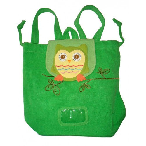 Owl Swim Bag Pinic Bag Green Main image