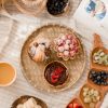 Bamboo circle trays set of 5 Main image