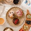 Bamboo circle trays set of 5