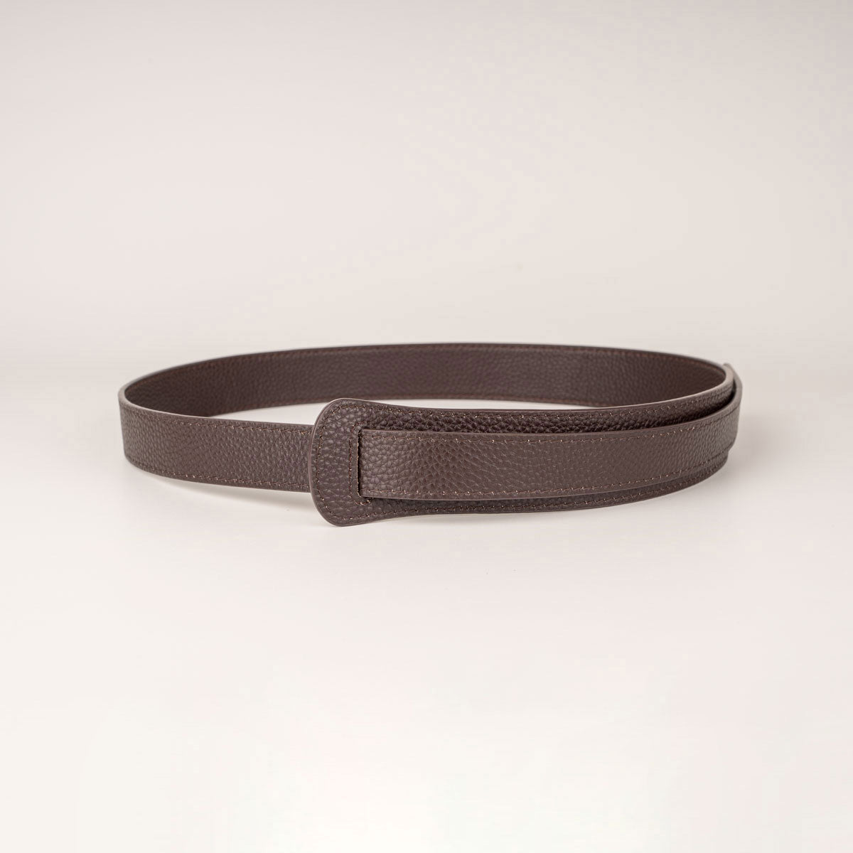 Peroz Ida Women's Brown Leather Knot Belt Main image