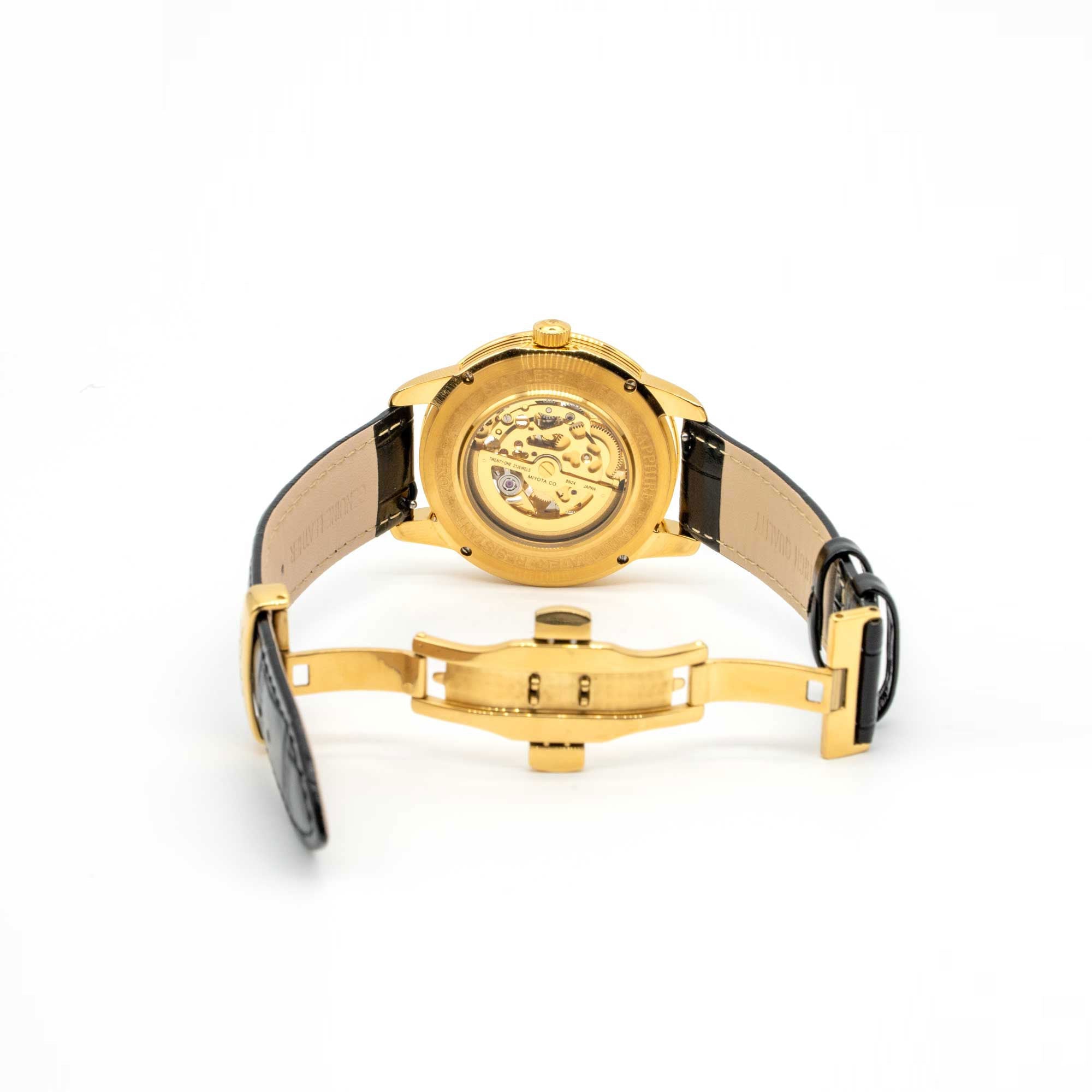 Peroz Automatic Men's Watch - Black Leather Secondary image
