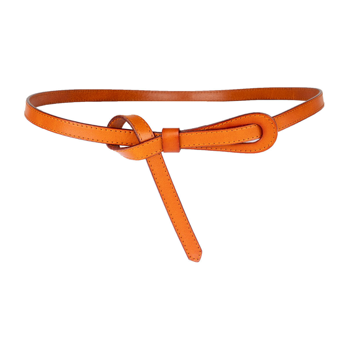 Peroz Joy Women's Tan Leather Knot Belt Secondary image