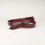 Peroz Arla Women's Brown Leather Knotted Belt