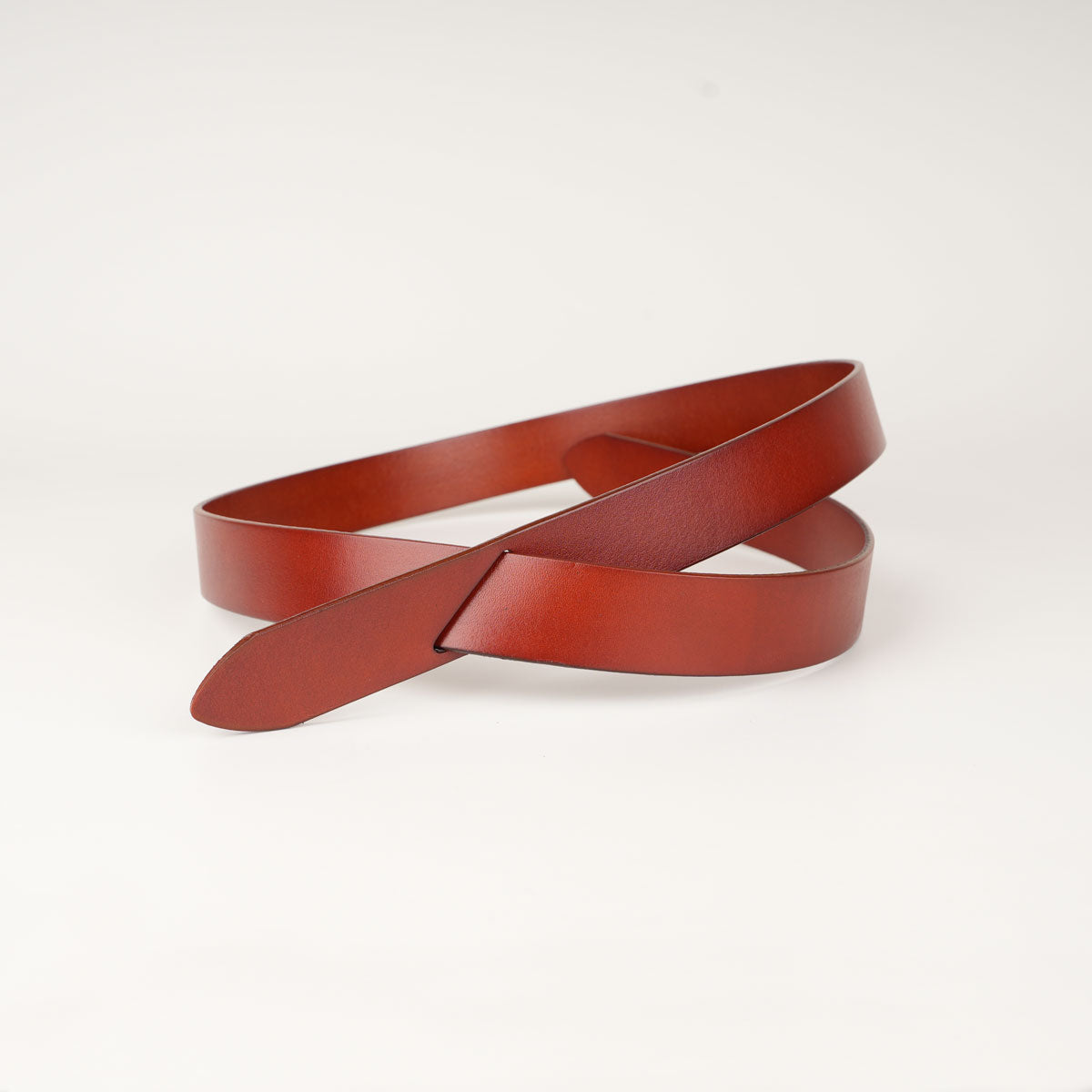 Peroz Arla Women's Tan Leather Knot Belt Main image