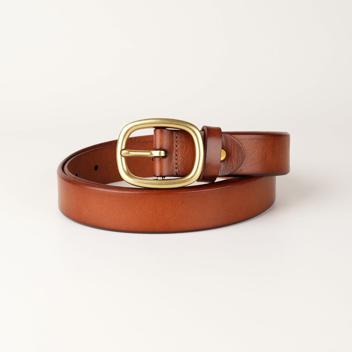 Peroz Arianna Women's Tan Leather Belt Main image