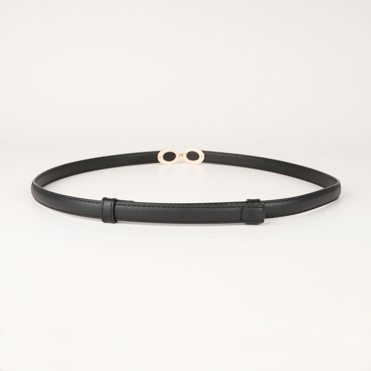 Peroz Yara Women's Black Adjustable Leather Belt Secondary image