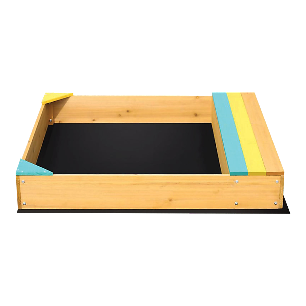 Wooden Kids Backyard Sandbox Children Outdoor Play Toy Sandpit Main image
