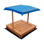 Kids Wooden Toy Sandpit with Canopy