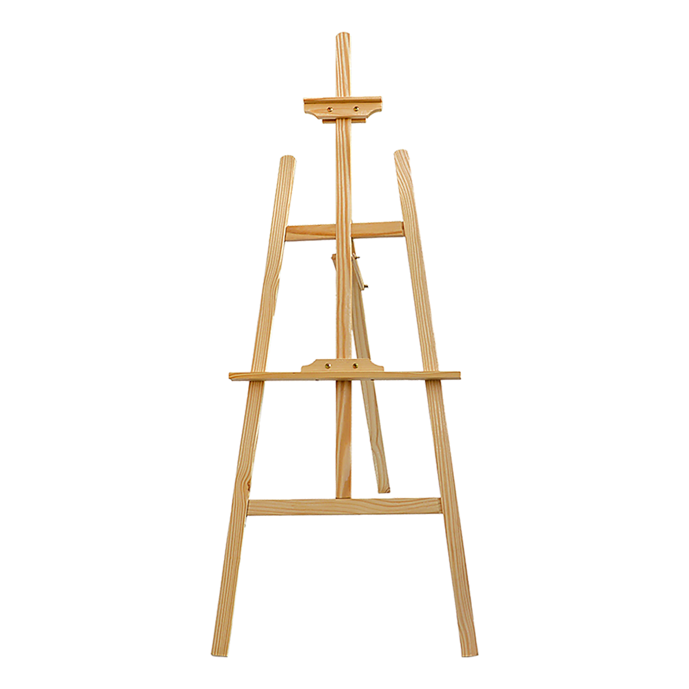 Pine Wood Easel Artist Art Display Painting Shop Tripod Stand Wedding Main image
