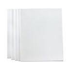 5 pack of 50x60cm Artist Blank Stretched Canvas Canvases Art Large White Range Oil Acrylic Wood