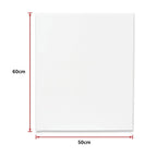 5 pack of 50x60cm Artist Blank Stretched Canvas Canvases Art Large White Range Oil Acrylic Wood
