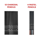 Art Sketch Pencils Oil Drawing Colouring Graphite Charcoal Pencil Set 72pcs/set