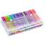 Glitter Gel Pens (100 pack) with 2.5X More Ink - Craft, Kids & Adult Colouring