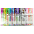 Glitter Gel Pens (100 pack) with 2.5X More Ink - Craft, Kids & Adult Colouring