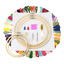 Embroidery Starter Kit Cross Stitch Kit DIY Hand Craft Stitch 50 Color Kit