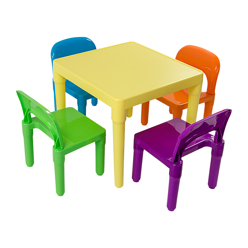 Kids Table and Chairs Play Set Toddler Child Toy Activity Furniture In-Outdoor Main image