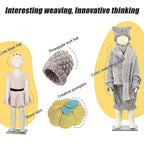DIY Knitting Machine Smart Weaving Knit Rotating Kids Toy Scarf Sock Hat Gift