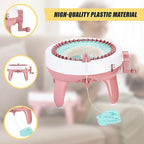 DIY Knitting Machine Smart Weaving Knit Rotating Kids Toy Scarf Sock Hat Gift