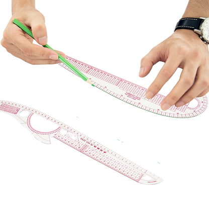 9pc French Curve Ruler Set DIY Sewing Pattern Measuring Tool for Dressmaker