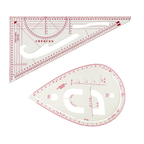 9pc French Curve Ruler Set DIY Sewing Pattern Measuring Tool for Dressmaker