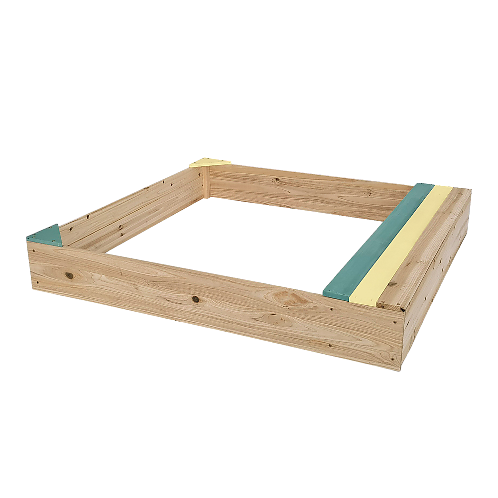 Wooden Kids Backyard Sandbox Children Outdoor Play Toy Sandpit Main image