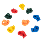 Deluxe 10 x Holds for Rock Climbing Wall Kids Outdoor Playground
