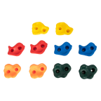 Deluxe 10 x Holds for Rock Climbing Wall Kids Outdoor Playground