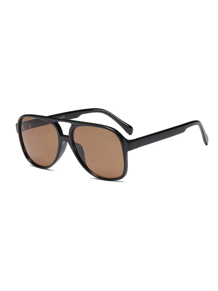 Fashion Sunglasses -  Bologna - Black with Brown Main image