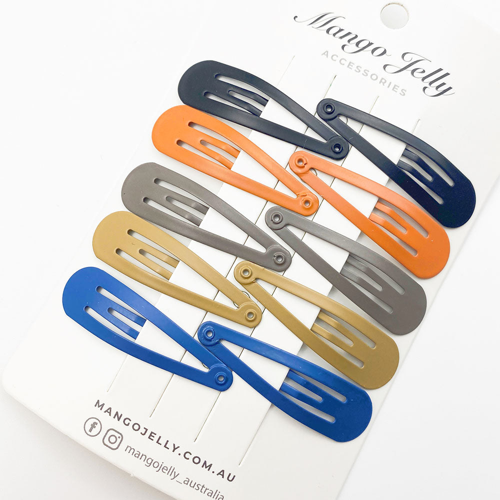 MANGO JELLY Everyday Snap Hair Clips (5cm) - EVERYDAY - Twin Pack Main image