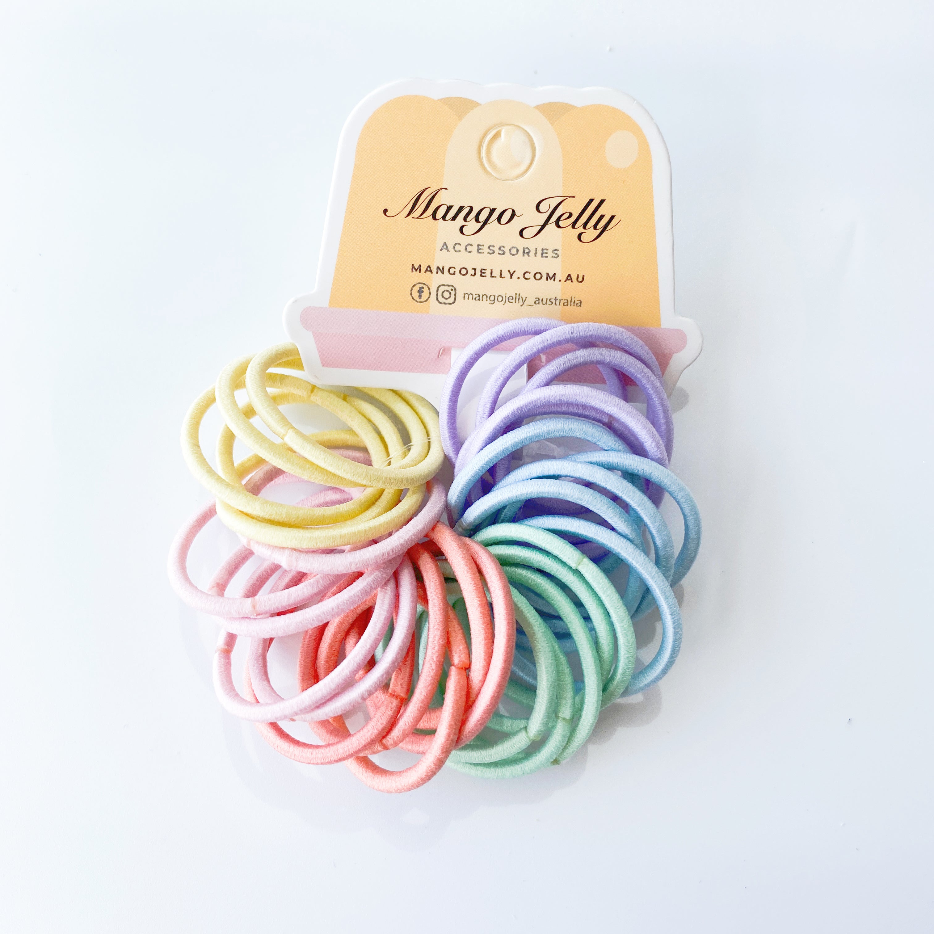 MANGO JELLY Kids Hair Ties (3cm) - Classic Candy -Twin Pack Secondary image