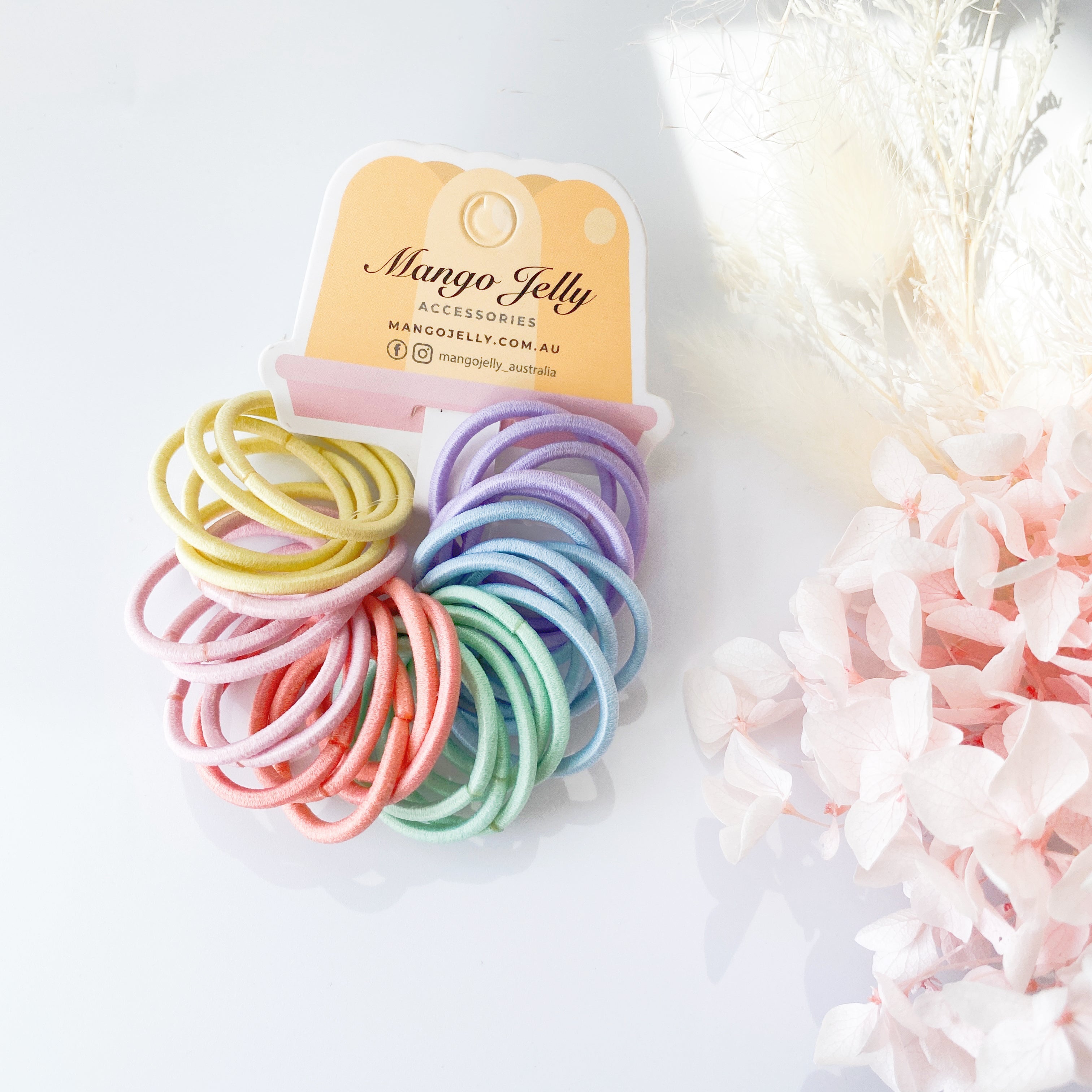 MANGO JELLY Kids Hair Ties (3cm) - Classic Candy - Six Pack Main image