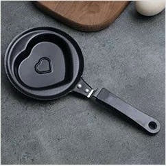Heart Shape Mini Frypan, non-stick FUN product, cook HEART shaped eggs Habitat & Style