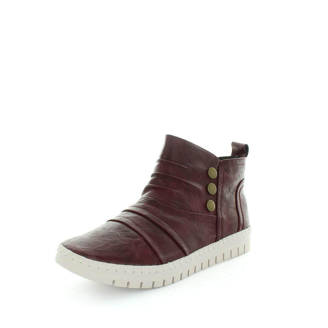 AEROCUSHION Women's MAKODA Boots Burgundy Shoe 7US Main image
